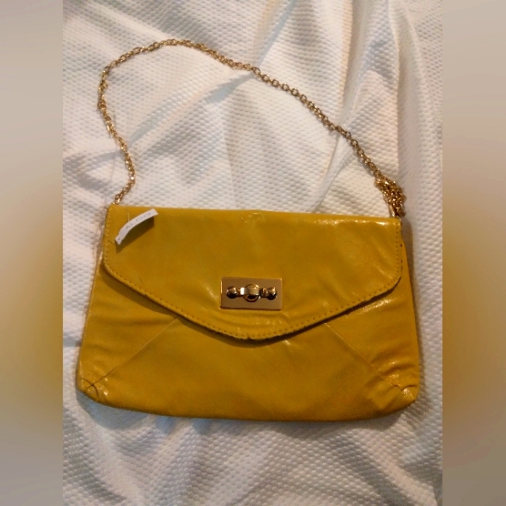 NEW Aldo Clutch-Yellow